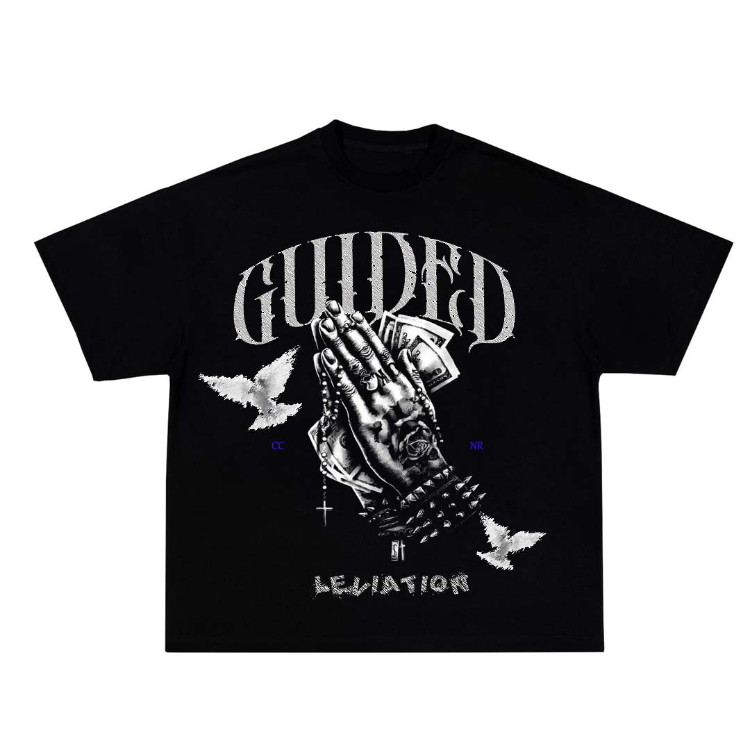 Guided Levitation Tee – Nightfall Black